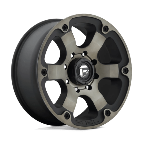 Fuel 1PC | D564 BEAST | 20.0x9.00 | 8X165.1 | 1 | MATTE BLACK DOUBLE DARK TINT