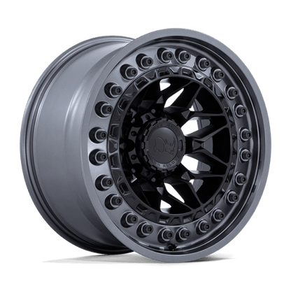 Black Rhino Hard Alloys | ALPHA | 17.0x9.00 | 5X127 | 0 | MATTE BLACK W/ GUNMETAL LIP