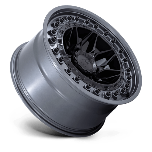 Black Rhino Hard Alloys | ALPHA | 17.0x9.00 | 5X127 | 0 | MATTE BLACK W/ GUNMETAL LIP