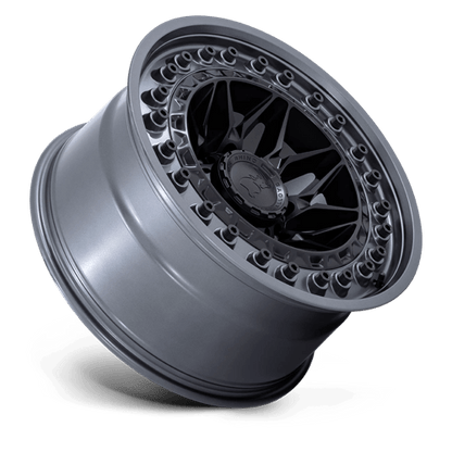 Black Rhino Hard Alloys | ALPHA | 17.0x9.00 | 5X127 | 0 | MATTE BLACK W/ GUNMETAL LIP