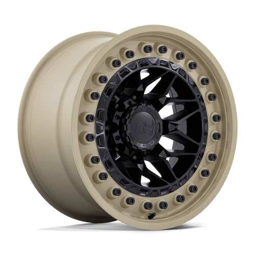 Black Rhino Hard Alloys | ALPHA | 18.0x9.00 | 6X139.7 | 0 | MATTE BLACK W/ SAND LIP