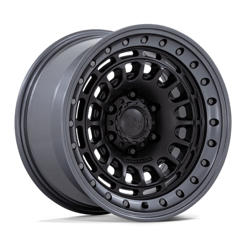 Black Rhino Hard Alloys | BR014 SAHARA | 17.0x9.00 | 5X127 | 0 | MATTE BLACK W/ GUNMETAL LIP