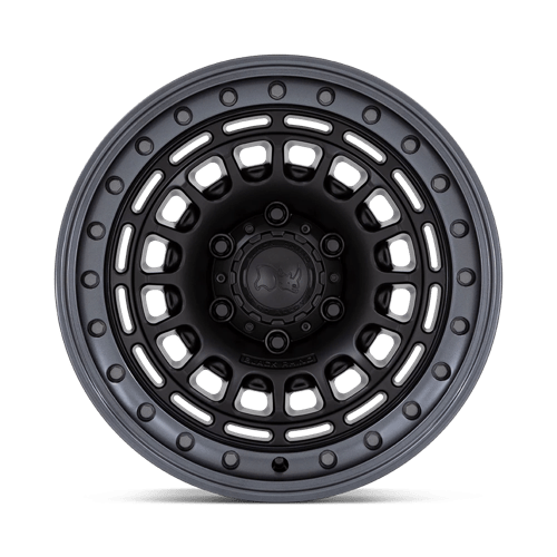 Black Rhino Hard Alloys | BR014 SAHARA | 17.0x9.00 | 6X135 | 0 | MATTE BLACK W/ GUNMETAL LIP
