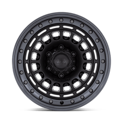 Black Rhino Hard Alloys | BR014 SAHARA | 17.0x9.00 | 6X135 | 0 | MATTE BLACK W/ GUNMETAL LIP