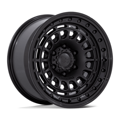 Black Rhino Hard Alloys | BR014 SAHARA | 17.0x9.00 | 6X139.7 | 0 | MATTE BLACK W/ GLOSS BLACK LIP