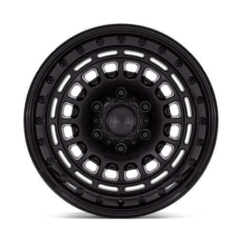Black Rhino Hard Alloys | BR014 SAHARA | 17.0x9.00 | 6X114.3 | 0 | MATTE BLACK W/ GLOSS BLACK LIP