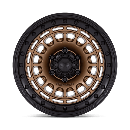 Black Rhino Hard Alloys | BR014 SAHARA | 17.0x9.00 | 6X135 | -12 | MATTE BRONZE W GLOSS BLACK LIP