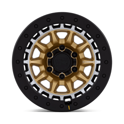 Black Rhino Hard Alloys | BR016 TUSK | 17.0x8.50 | 5X127 | -10 | MATTE GOLD W/ MACHINED RING