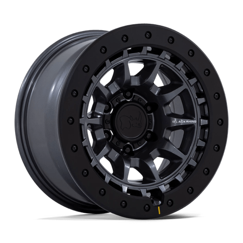 Black Rhino Hard Alloys | BR016 TUSK | 17.0x8.50 | 6X139.7 | 0 | MATTE GUNMETAL