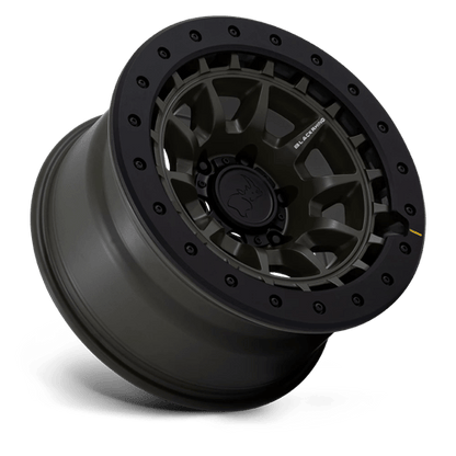 Black Rhino Hard Alloys | BR016 TUSK | 17.0x8.50 | 6X114.3 | -10 | OLIVE DRAB GREEN
