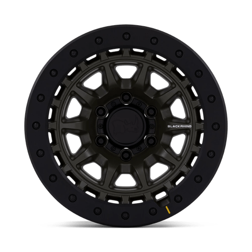 Black Rhino Hard Alloys | BR016 TUSK | 17.0x8.50 | 5X127 | -10 | OLIVE DRAB GREEN