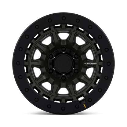 Black Rhino Hard Alloys | BR016 TUSK | 17.0x8.50 | 5X127 | -10 | OLIVE DRAB GREEN
