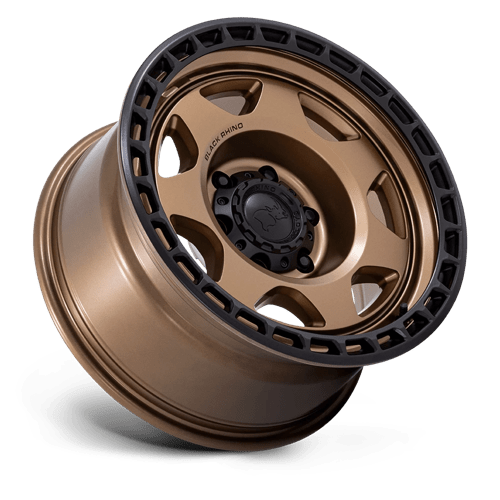 Black Rhino Hard Alloys | BR018 VOYAGER | 17.0x8.50 | 6X120 | -10 | MATTE BRONZE W/ M-BLACK LIP