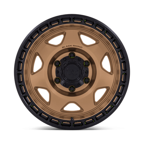 Black Rhino Hard Alloys | BR018 VOYAGER | 17.0x8.50 | 6X135 | -10 | MATTE BRONZE W/ M-BLACK LIP
