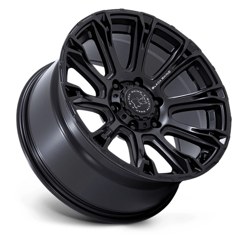 Black Rhino Hard Alloys | BR020 DIAMONDBACK | 17.0x8.50 | 6X114.3 | 25 | MATTE BLACK
