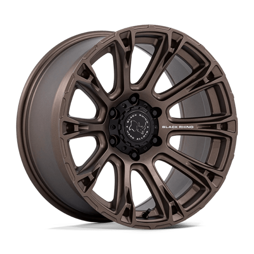 Black Rhino Hard Alloys | BR020 DIAMONDBACK | 20.0x9.00 | 5X114.3 | 12 | BURNT BRONZE