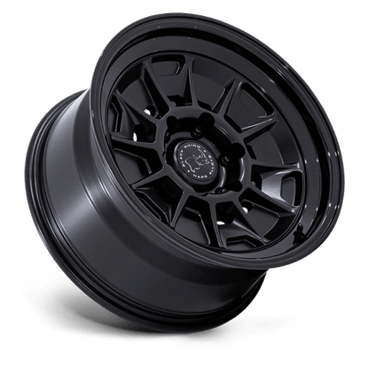 Black Rhino Hard Alloys | BR021 MONDO | 17.0x8.50 | 6X139.7 | 20 | MATTE BLACK W/ GLOSS BLACK LIP
