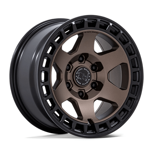 Black Rhino Hard Alloys | BR022 BAHARI | 17.0x8.50 | 6X139.7 | -10 | BURNT BRONZE W/ MATTE BLK-LP