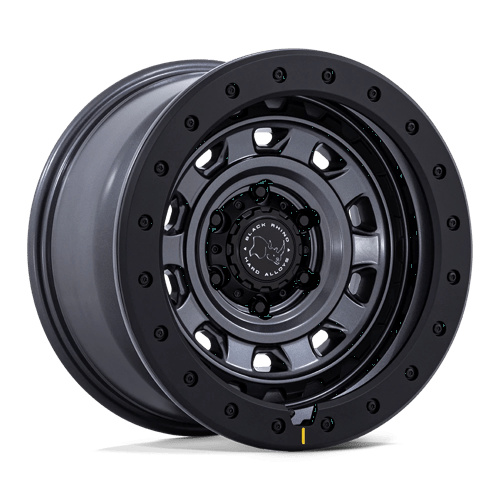 Black Rhino Hard Alloys | BR023 XPLORER | 17.0x9.00 | 6X139.7 | 12 | MATTE GUNMETAL W/ MATTE BLK-LP