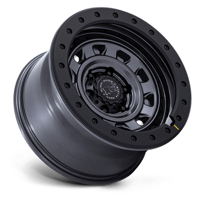 Black Rhino Hard Alloys | BR023 XPLORER | 17.0x9.00 | 6X114.3 | 12 | MATTE GUNMETAL W/ MATTE BLK-LP