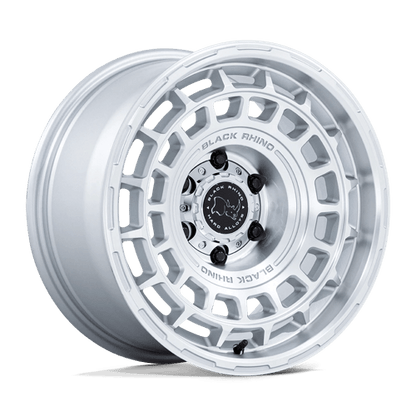 Black Rhino Hard Alloys | BR024 AWOL | 20.0x8.50 | 5X127 | 12 | SILVER W/ MACHINED FACE