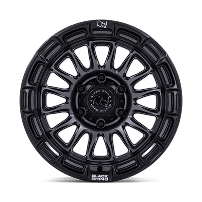 Black Rhino Hard Alloys | BR025 RIVAL | 17.0x8.50 | 5X127 | 10 | MATTE GUNMETAL W/ MATTE BLK-LP