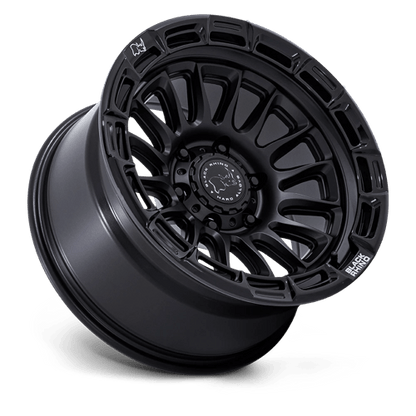 Black Rhino Hard Alloys | BR025 RIVAL | 17.0x8.50 | 6X139.7 | 25 | MATTE BLACK W/ GLOSS BLK-LP