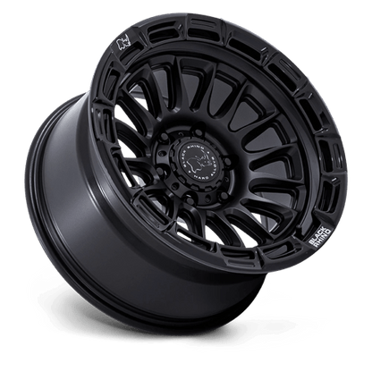 Black Rhino Hard Alloys | BR025 RIVAL | 17.0x8.50 | 6X135 | 10 | MATTE BLACK W/ GLOSS BLK-LP
