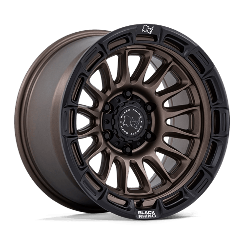 Black Rhino Hard Alloys | BR025 RIVAL | 17.0x9.00 | 6X139.7 | -12 | BURNT BRONZE W/ MATTE BLK-LP