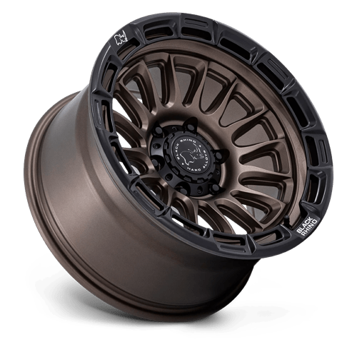 Black Rhino Hard Alloys | BR025 RIVAL | 17.0x9.00 | 5X127 | 1 | BURNT BRONZE W/ MATTE BLK-LP