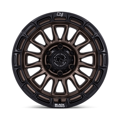 Black Rhino Hard Alloys | BR025 RIVAL | 17.0x9.00 | 5X127 | -12 | BURNT BRONZE W/ MATTE BLK-LP