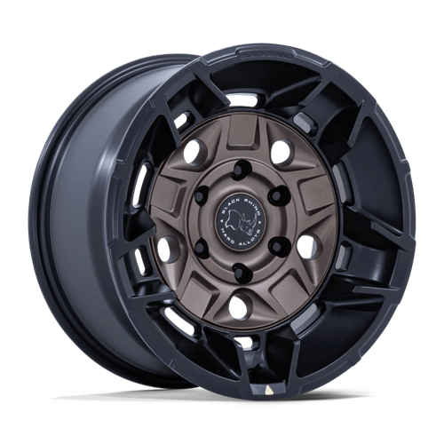 Black Rhino Hard Alloys | BR028 GUARD | 17.0x8.50 | 6X139.7 | 0 | BURNT BRONZE W/ MATTE BLK-LP