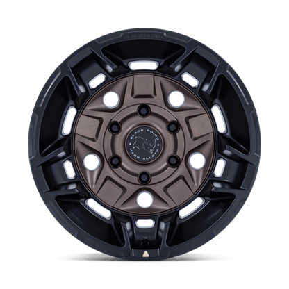 Black Rhino Hard Alloys | BR028 GUARD | 17.0x8.50 | 5X114.3 | 25 | BURNT BRONZE W/ MATTE BLK-LP