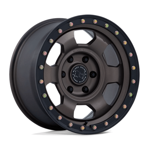 Black Rhino Hard Alloys | BR029 TROOPER | 17.0x8.50 | 6X135 | -10 | BURNT BRONZE W/ MATTE BLK-LP