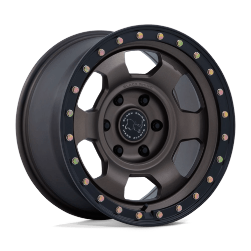 Black Rhino Hard Alloys | BR029 TROOPER | 17.0x8.50 | 6X139.7 | 0 | BURNT BRONZE W/ MATTE BLK-LP