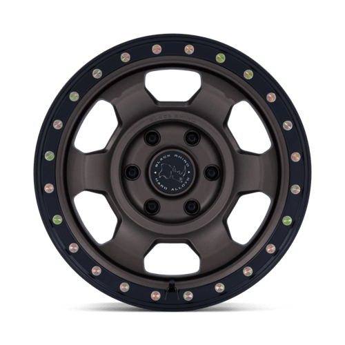 Black Rhino Hard Alloys | BR029 TROOPER | 17.0x8.50 | 5X127 | 25 | BURNT BRONZE W/ MATTE BLK-LP