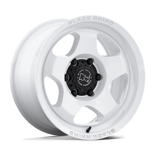 Black Rhino Hard Alloys | BR031 SOL | 17.0x8.00 | 5X130 | 30 | GLOSS WHITE