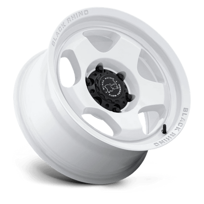 Black Rhino Hard Alloys | BR031 SOL | 17.0x8.50 | 6X139.7 | 0 | GLOSS WHITE