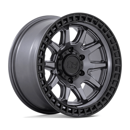 Black Rhino Hard Alloys | CALICO | 20.0x9.00 | 6X135 | 0 | MATTE GUNMETAL W/ M-BLACK LIP