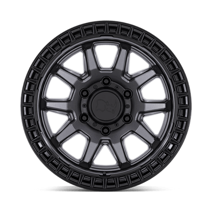 Black Rhino Hard Alloys | CALICO | 20.0x9.00 | 6X135 | 0 | MATTE GUNMETAL W/ M-BLACK LIP