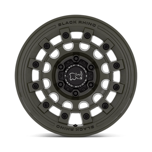 Black Rhino Hard Alloys | FUJI | 17.0x8.00 | 6X139.7 | 20 | OLIVE DRAB GREEN