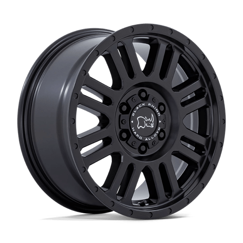 Black Rhino Hard Alloys | YELLOWSTONE | 16.0x8.00 | 6X130 | 38 | MATTE BLACK