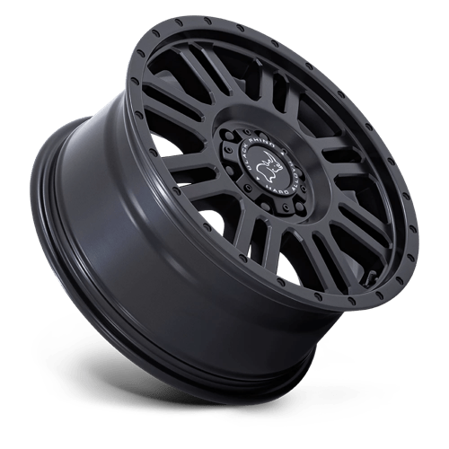 Black Rhino Hard Alloys | YELLOWSTONE | 16.0x8.00 | 5X130 | 45 | MATTE BLACK