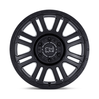 Black Rhino Hard Alloys | YELLOWSTONE | 16.0x8.00 | 6X130 | 38 | MATTE BLACK