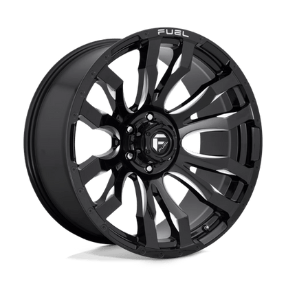 Fuel 1PC | D673 BLITZ | 20.0x9.00 | 6X135 | 1 | GLOSS BLACK MILLED