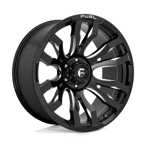 Fuel 1PC | D673 BLITZ | 18.0x9.00 | 8X180 | 1 | GLOSS BLACK MILLED