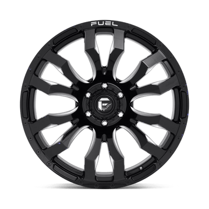 Fuel 1PC | D673 BLITZ | 20.0x9.00 | 8X180 | 1 | GLOSS BLACK MILLED