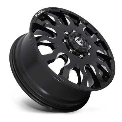 Fuel 1PC | D673 BLITZ | 20.0x8.25 | 8X200 | 105 | GLOSS BLACK MILLED