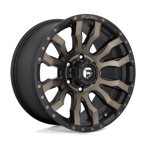 Fuel 1PC | D674 BLITZ | 18.0x9.00 | 6X139.7 | 20 | MATTE BLACK DOUBLE DARK TINT