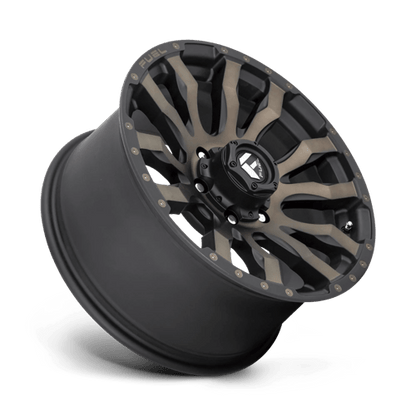 Fuel 1PC | D674 BLITZ | 20.0x9.00 | 5X127 | 1 | MATTE BLACK DOUBLE DARK TINT
